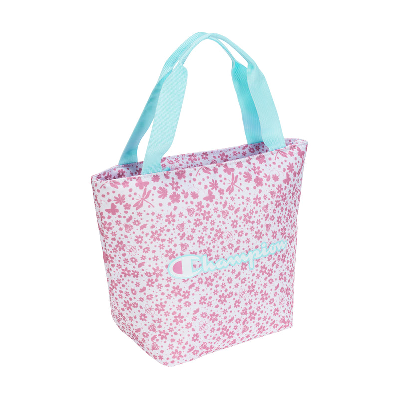 Champion Kids' Fresh Tote Lunch Kit in Pink/Blue