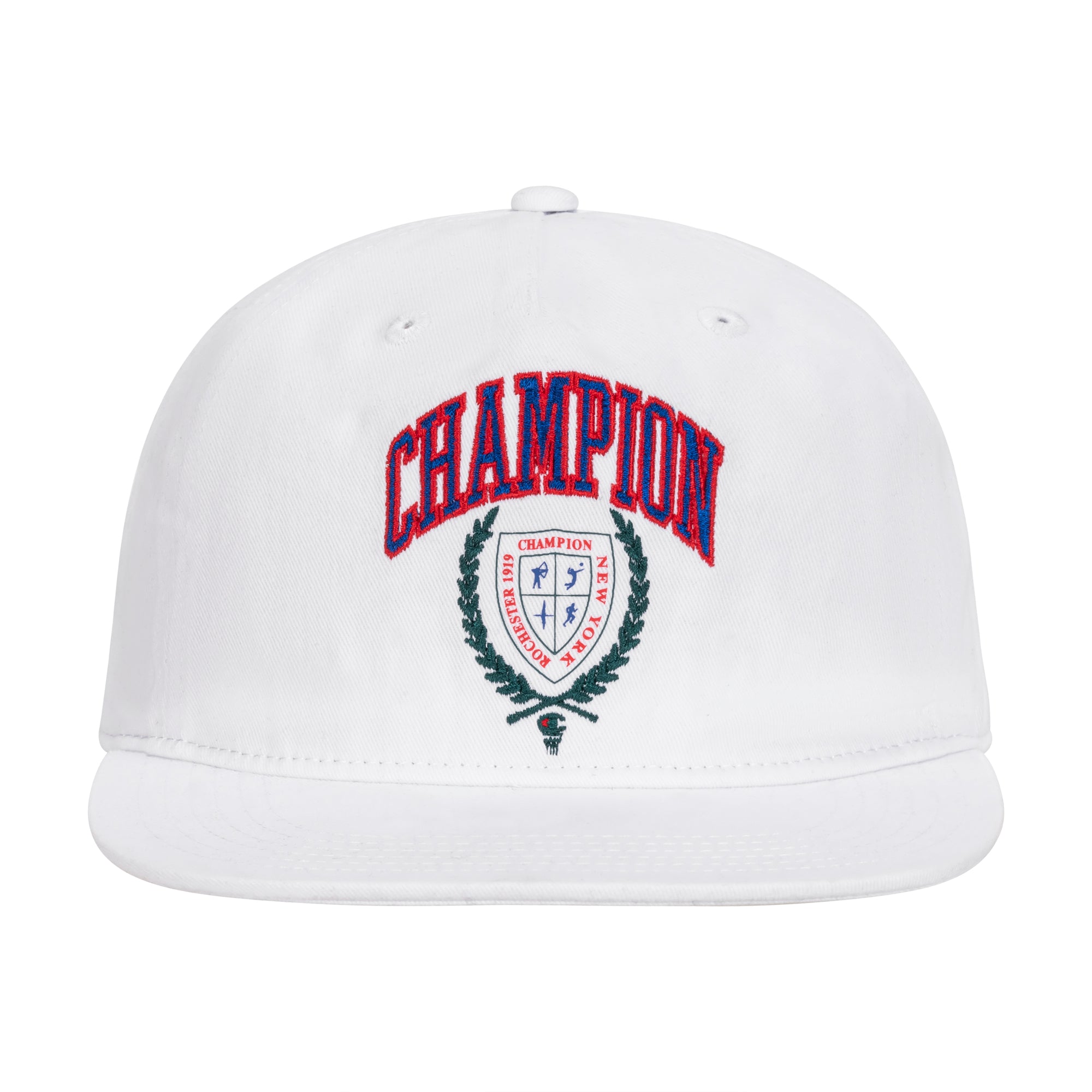 ファングッズ 80s LANERS champion cap Laurel Shield Flat Brim Adjustable Hat – Champion