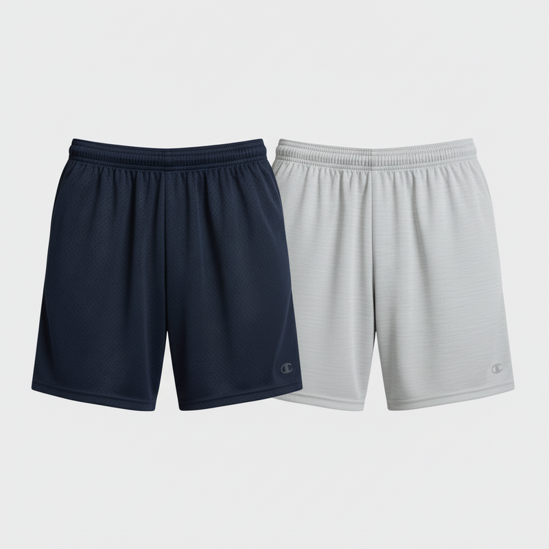 10" Moisture Wicking, Sport Shorts - 2 Pack